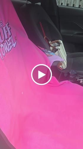 Customer video review of Waterproof Car Towel Seat Cover