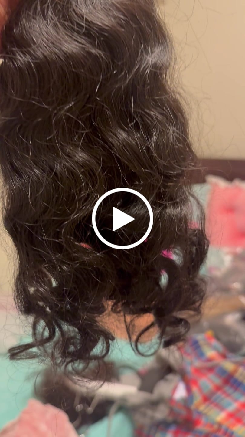 Customer video review of Raw Indian Curly Hair