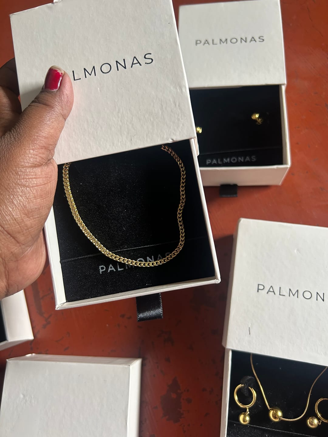 Customer photo review of Rounded Link Statement Chain for Men