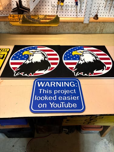 Customer photo review of Funny Warning Signs