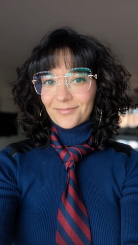 Customer photo review of Diana Eyeglasses