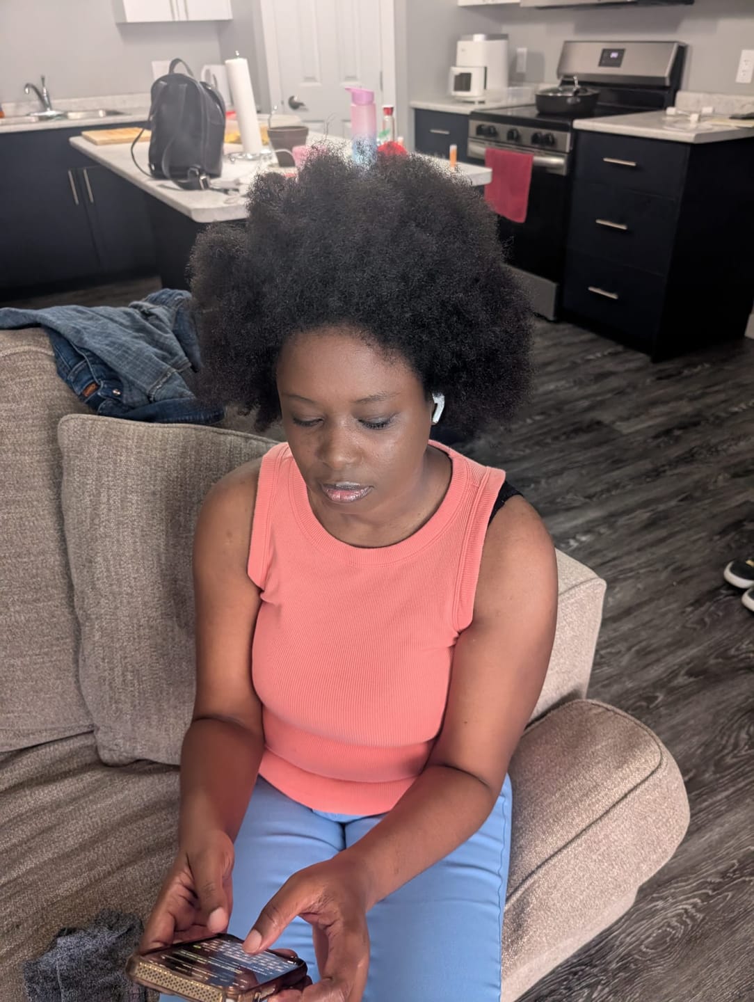 Customer photo review of Infused Ze Oil – Herbal Nourishing Scalp Blend