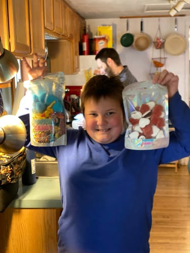 Customer photo review of Jelly Filled Tropical Frogs