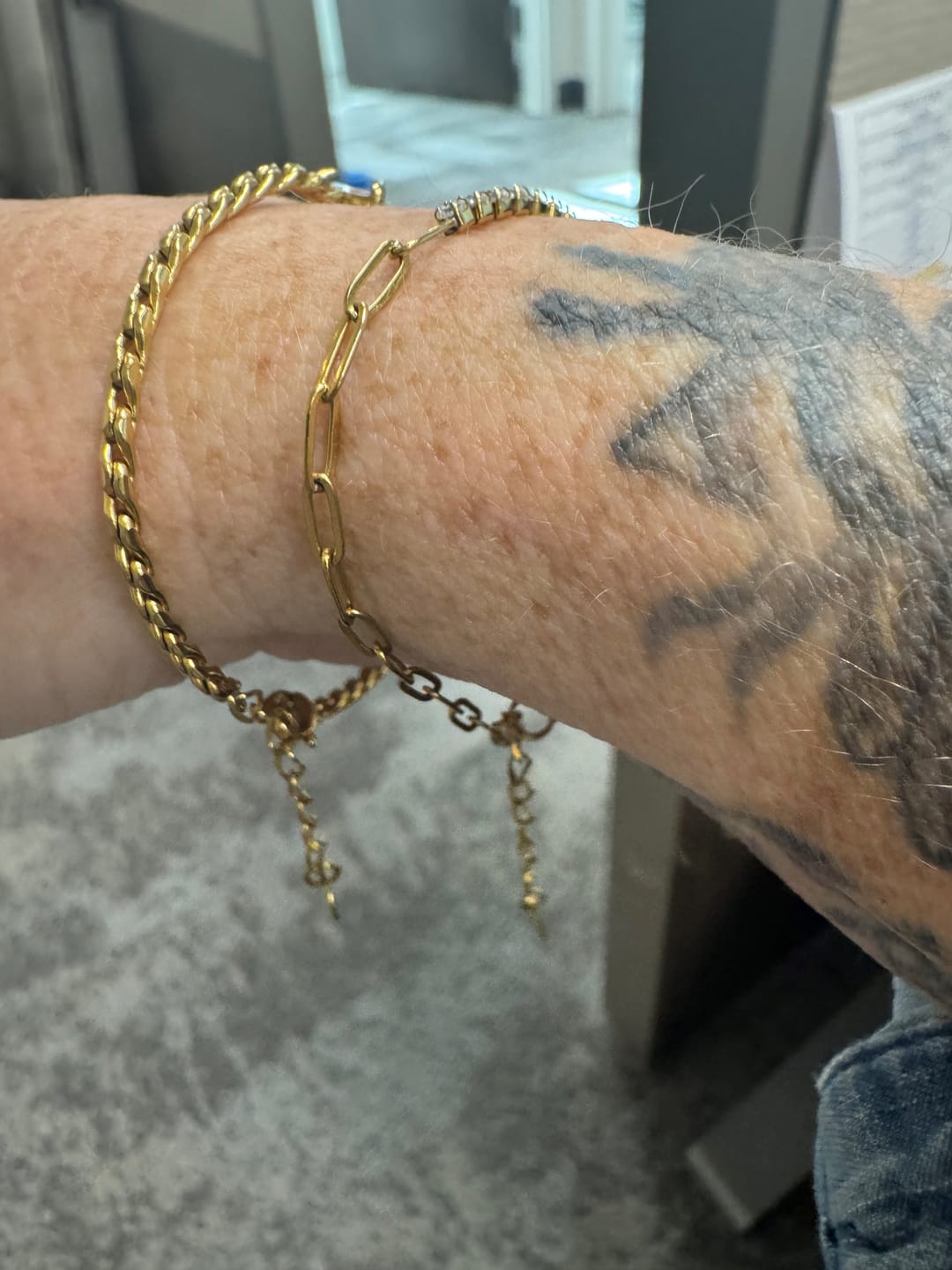 Customer photo review of Fae Tennis Bracelet