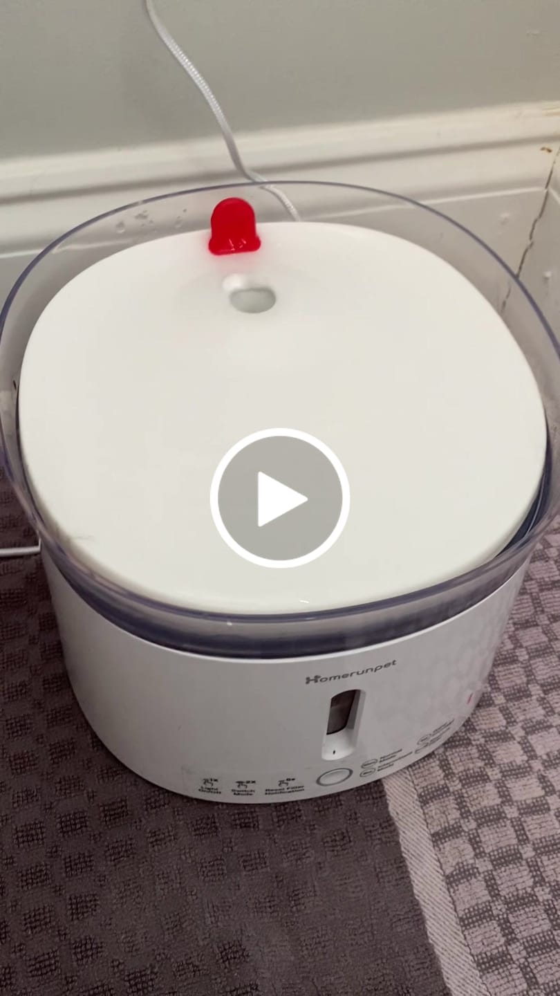 Customer video review of WF20/CF20/BF10 Pet Fountain Filter (3pcs)