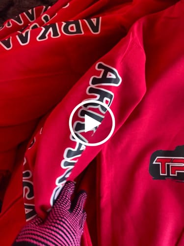 Customer video review of DTF Transfers Upload Your Gang Sheet