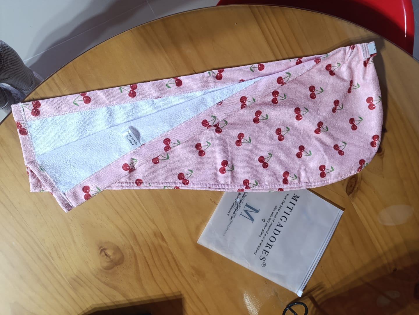 Customer photo review of Toalla de Microfibra Ultra-Absorbente