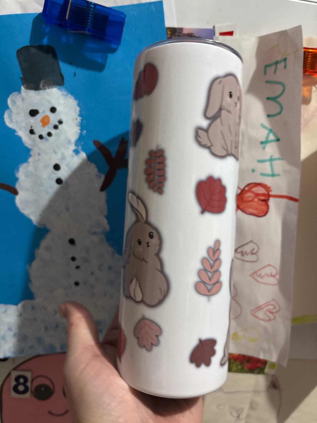 Customer photo review of Termo kelímek - Bunnies