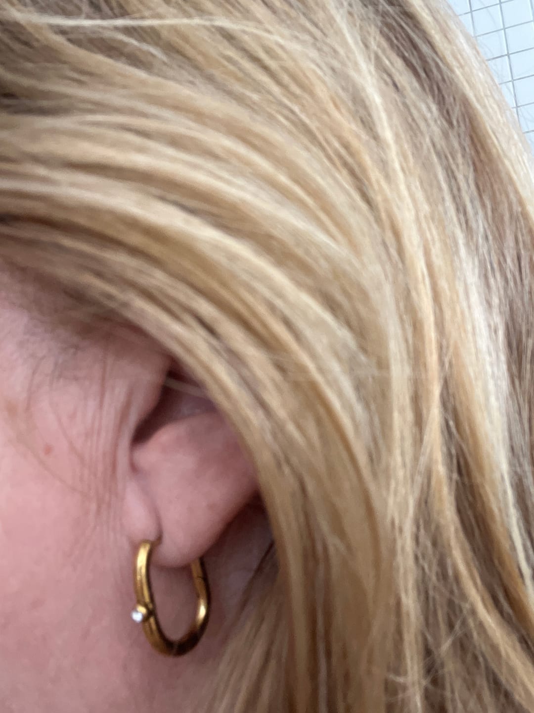 Customer photo review of Brincos de Argola Shine Banhado em Ouro 18k