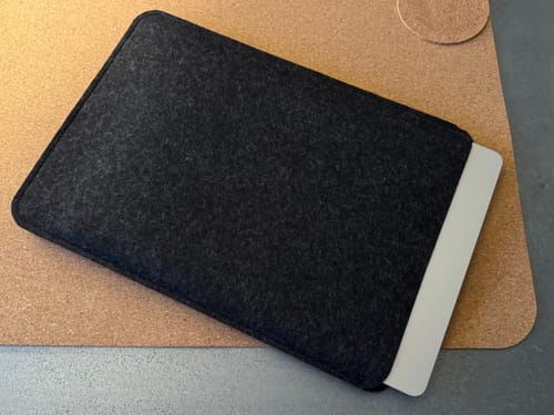 Customer photo review of sleeve for macbook