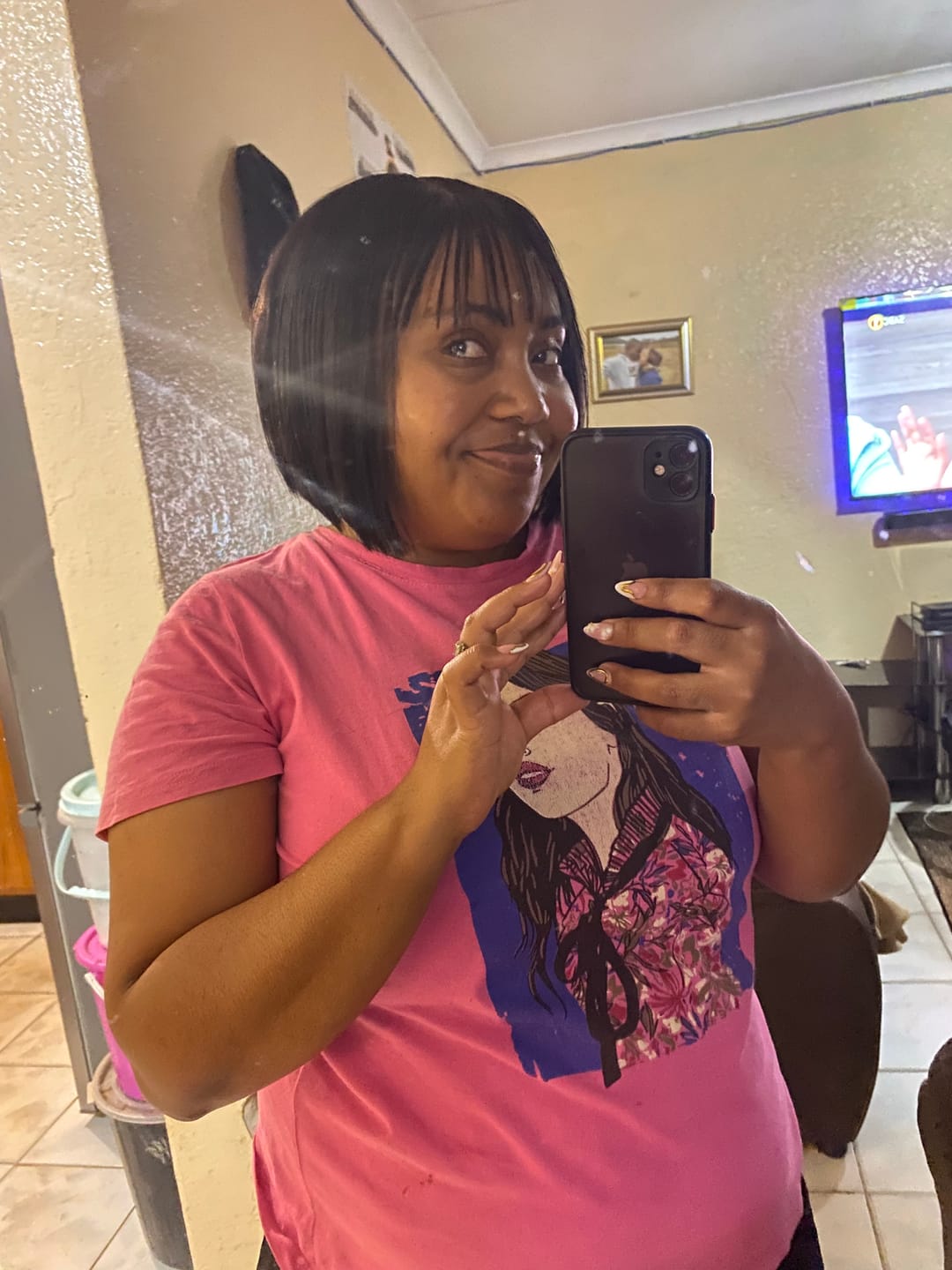 Customer photo review of Raw DD 8 inch Fringe BoB