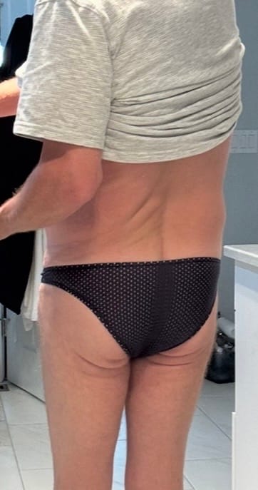 Customer photo review of Men's Mesh Ice Silk Breathable Briefs