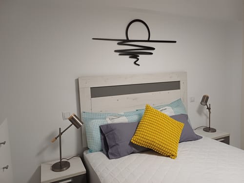 Customer photo review of Décoration murale en métal - Coucher du soleil (SUN.01)