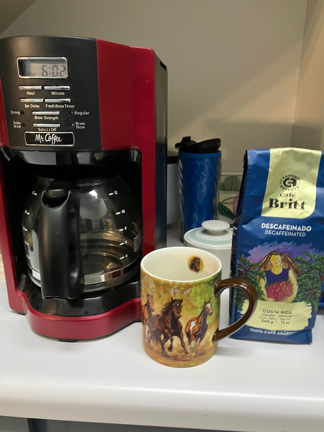 Customer photo review of COSTA RICAN DECAFFEINATED COFFEE
