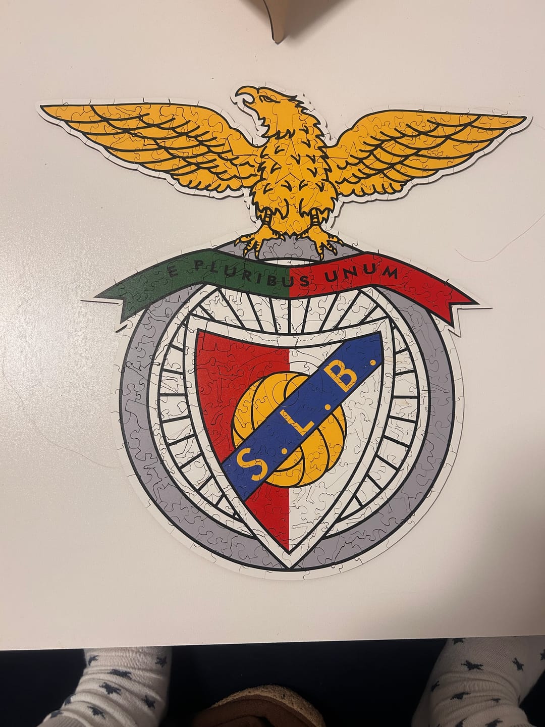 Customer photo review of SL Benfica® Logo - Wooden Puzzle