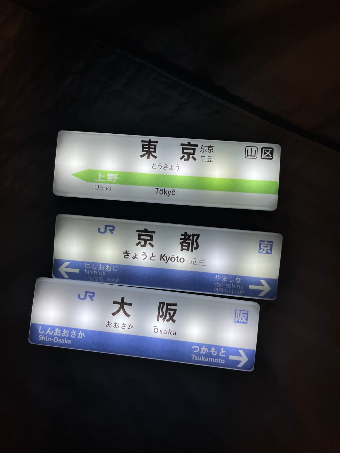 Customer photo review of Japan Railway Magnets