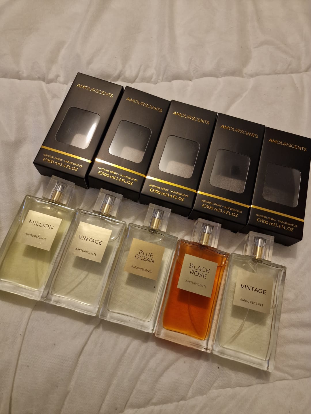 Customer photo review of X5 100ml Perfume Bundle