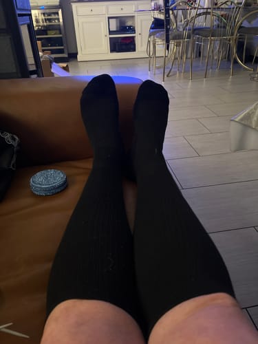 Customer photo review of Støttestrømper