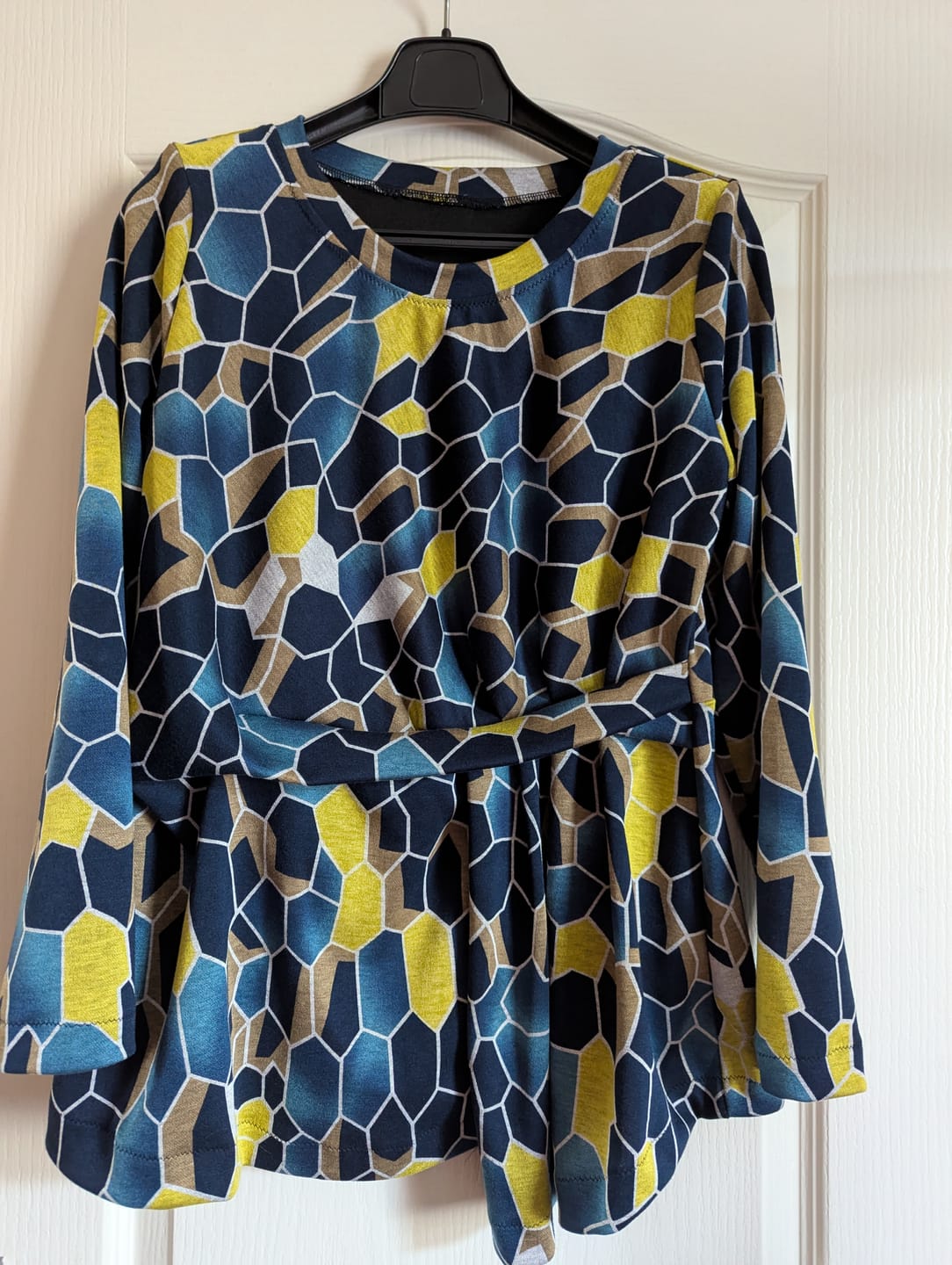 Customer photo review of Modern Mosaic Digital Modal-Touch Jersey Fabric