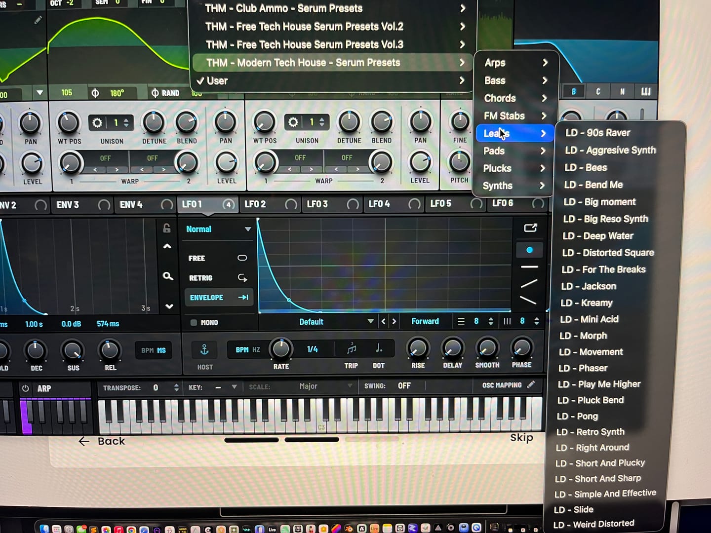 Customer photo review of Modern Tech House Bundle – 6.5 GB Samples + 100 Serum Presets
