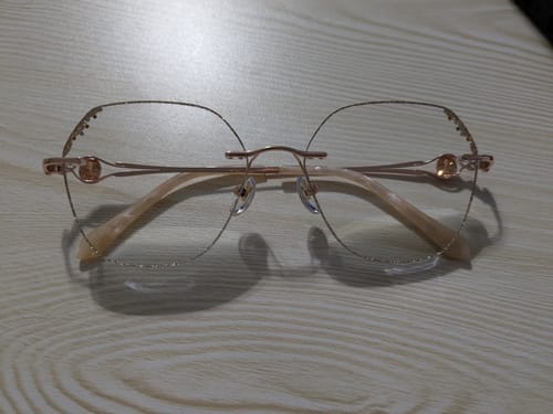 Customer photo review of Glitter Eyeglasses