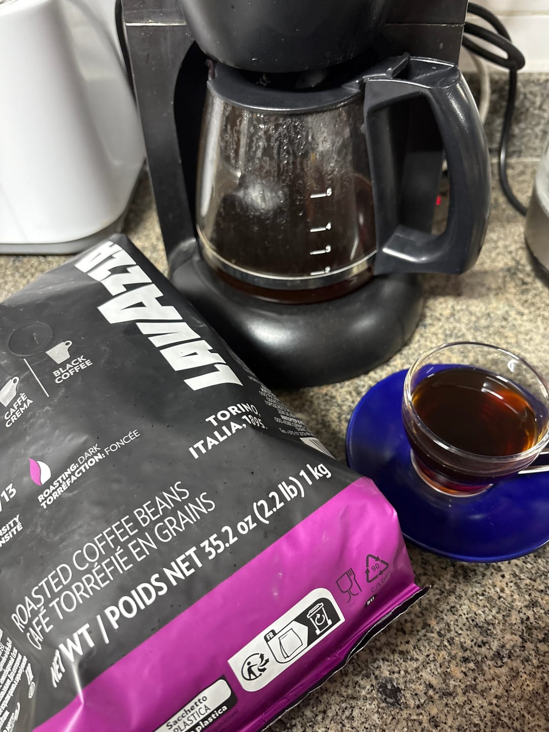 Customer photo review of Lavazza Gusto Forte 1 kg Grano Entero