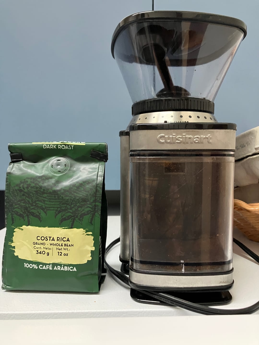 Customer photo review of COSTA RICAN DARK ROAST COFFEE
