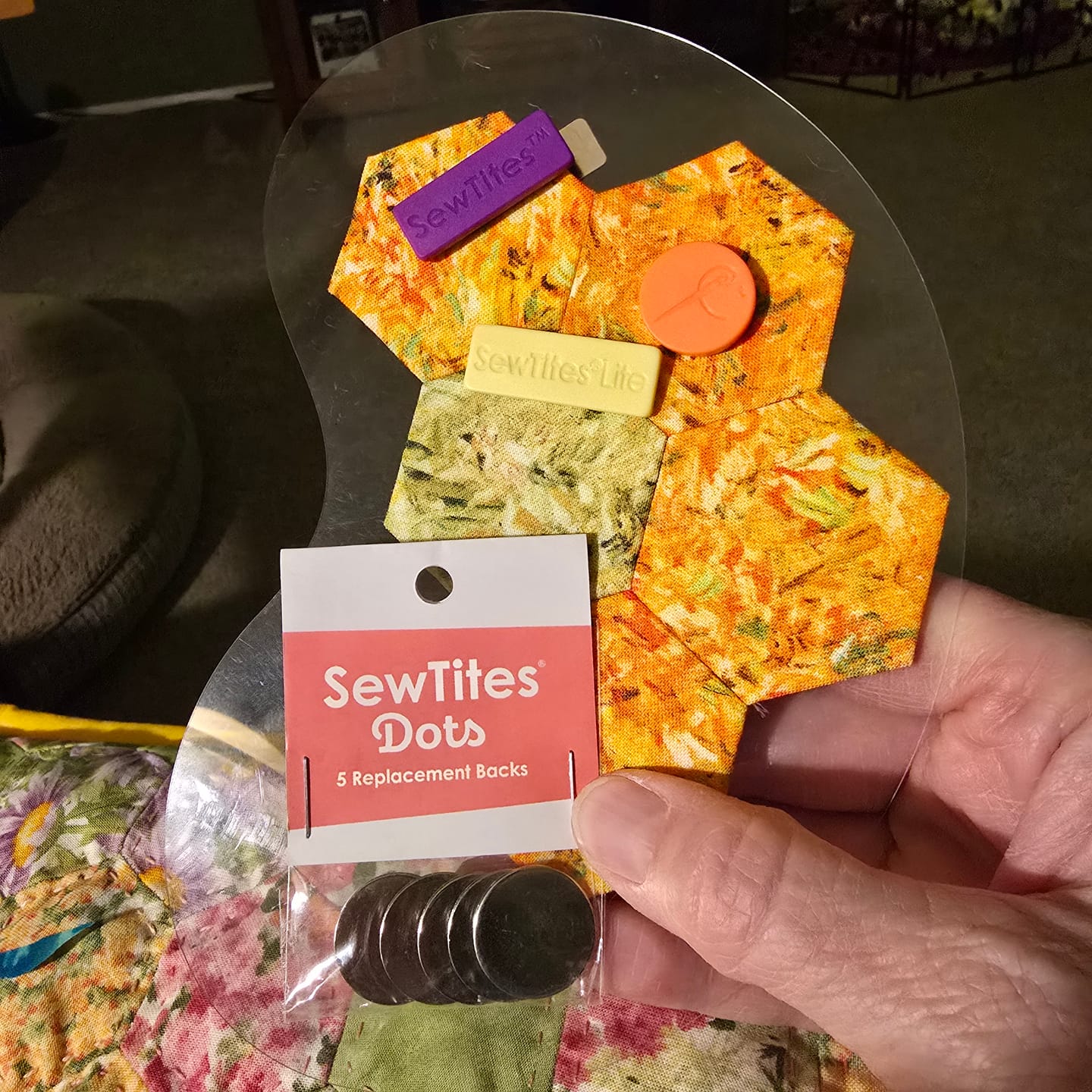Customer photo review of SewTites Replacement Backs