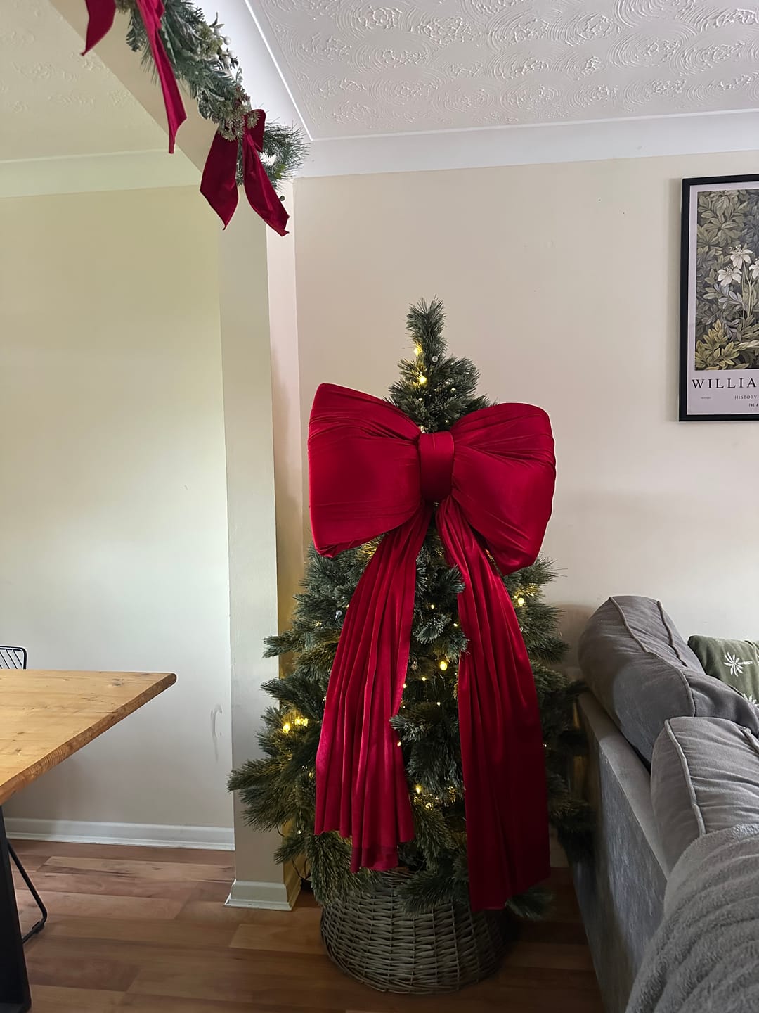 Customer photo review of Plain Stretch Velvet Fabric
