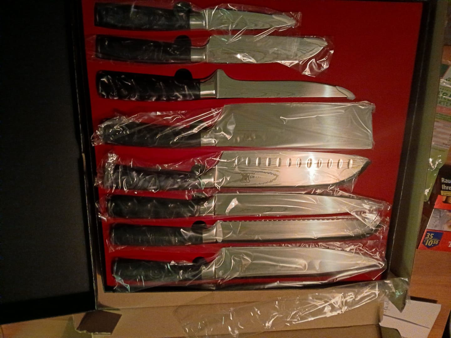 Customer photo review of Kuro Messerset Premium 8-teilig