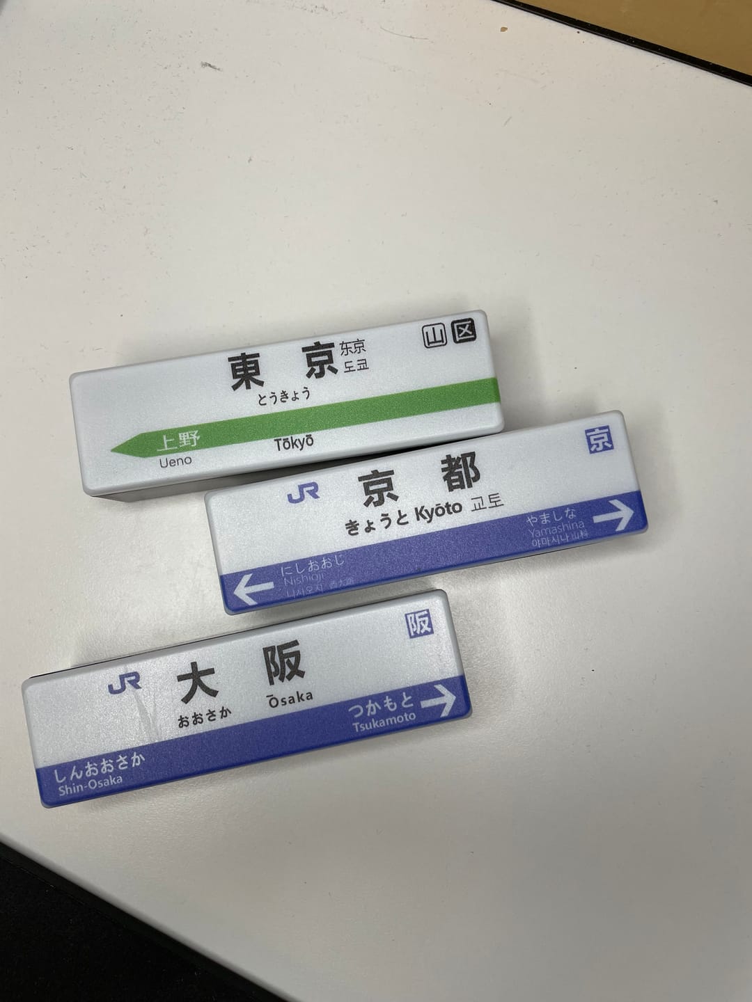 Customer photo review of Japan Railway Magnets