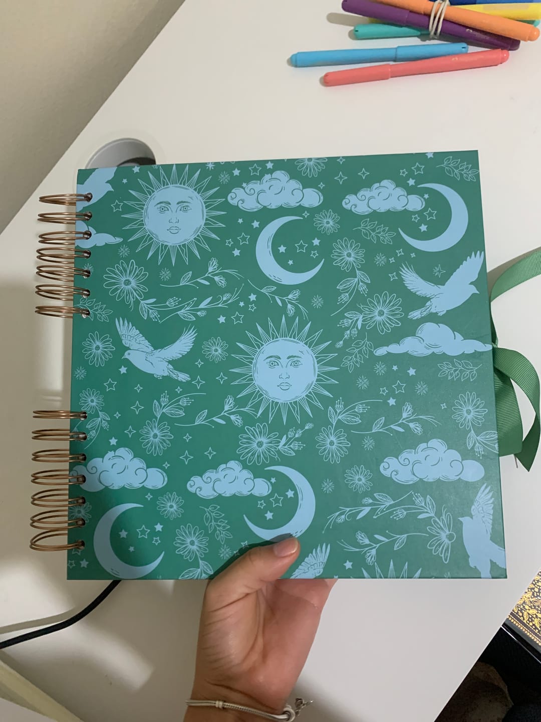Customer photo review of Álbum de Foto Mediano Verde Cósmico