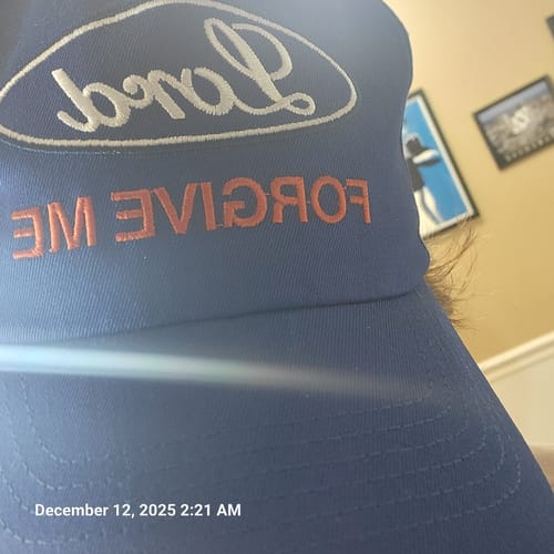 Customer photo review of Art Mesh Trucker (Black)