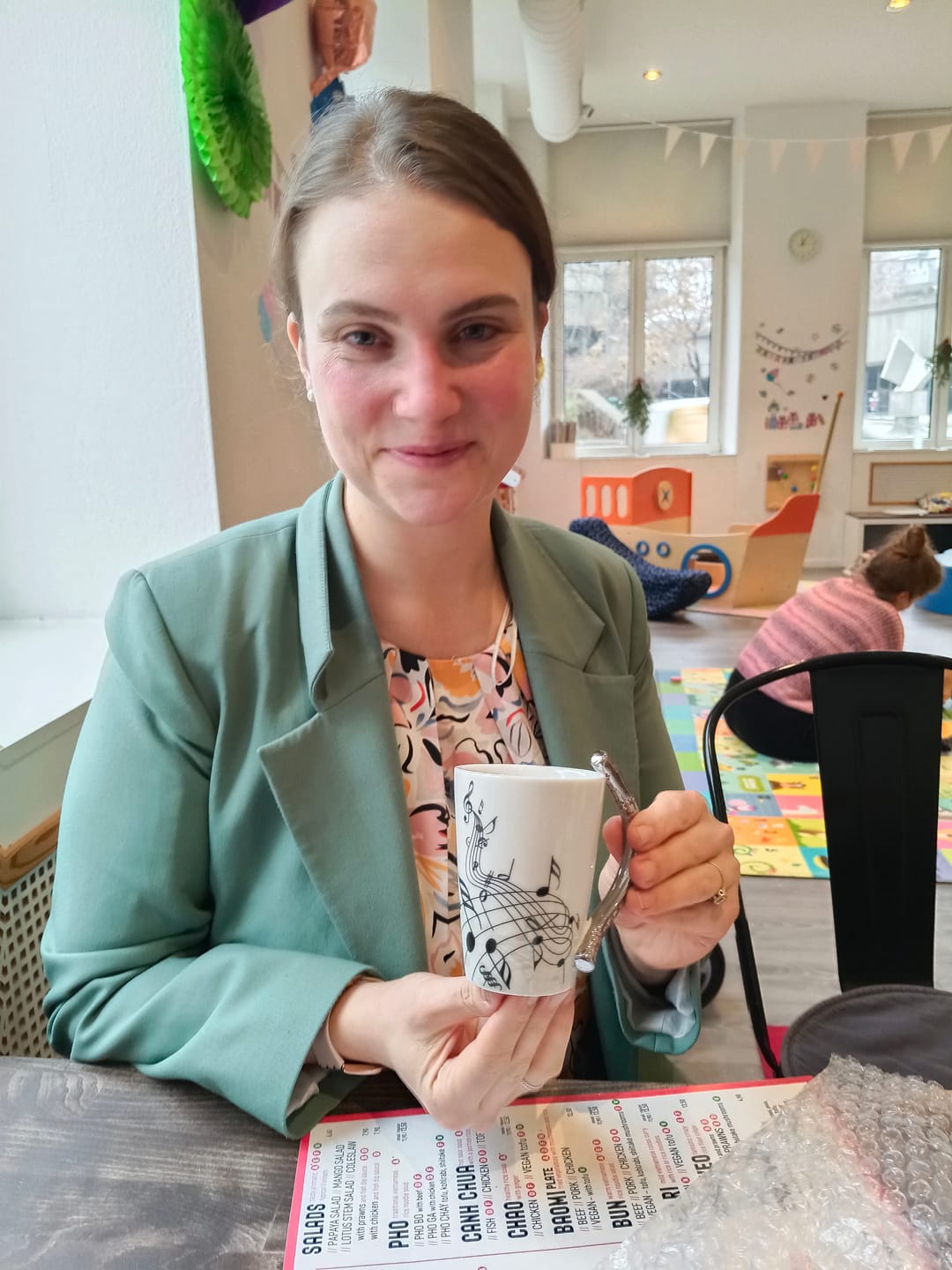 Customer photo review of Originelle Tasse – Querflöte