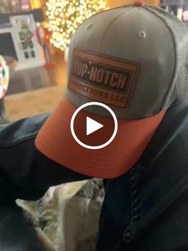 Customer video review of Richardson 112 Genuine Leather Patch Hats Laser Engraved