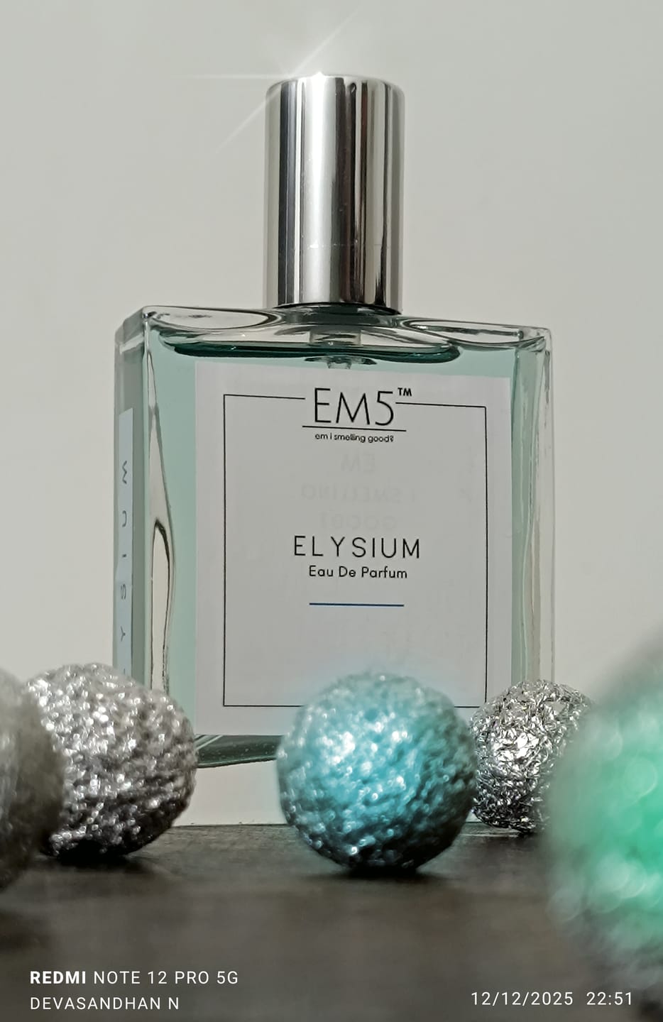 Customer photo review of Elysium | Eau De Parfum