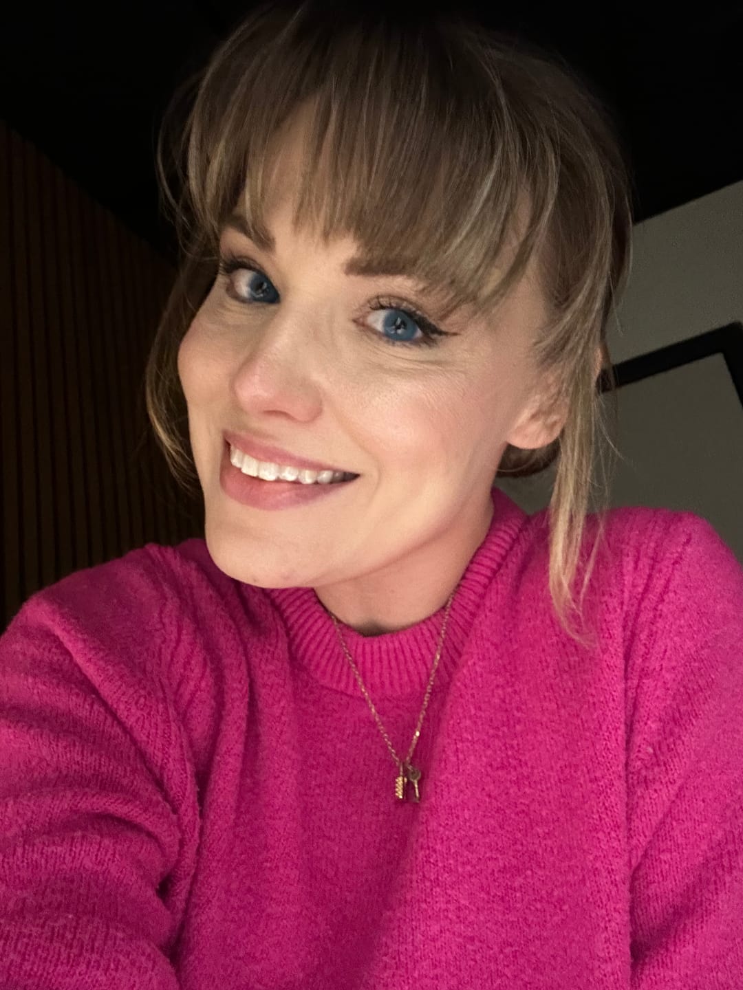 Customer photo review of Pixie Blue Prescription Coloured Contact Lenses