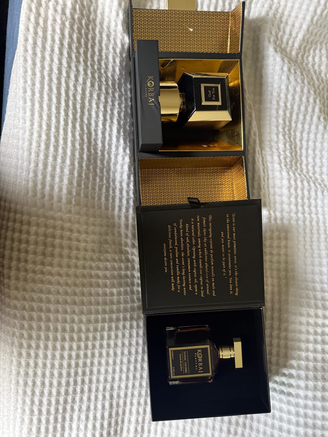 Customer photo review of TOCIX DESIRE + EMIR - Extrait de Parfum 2×100ml