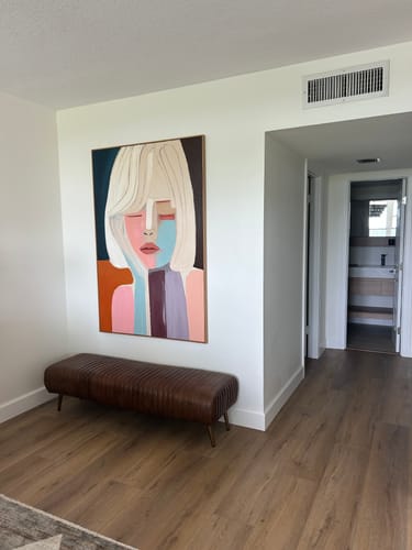 Customer review photo for Plaster Art Texture Painting #SG256