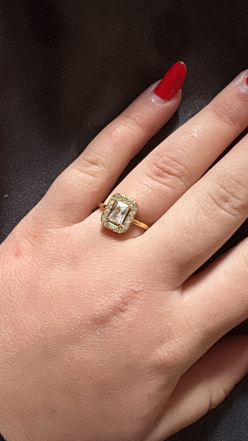 Customer photo review of Inel Elegance - Auriu
