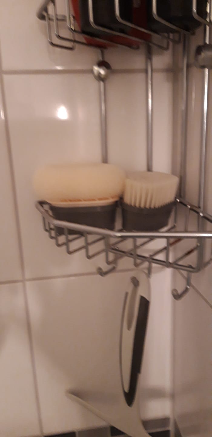 Customer photo review of Doyoo Pure Pflegeaufsätze - Peelingschwamm & Waschbürste - gratis