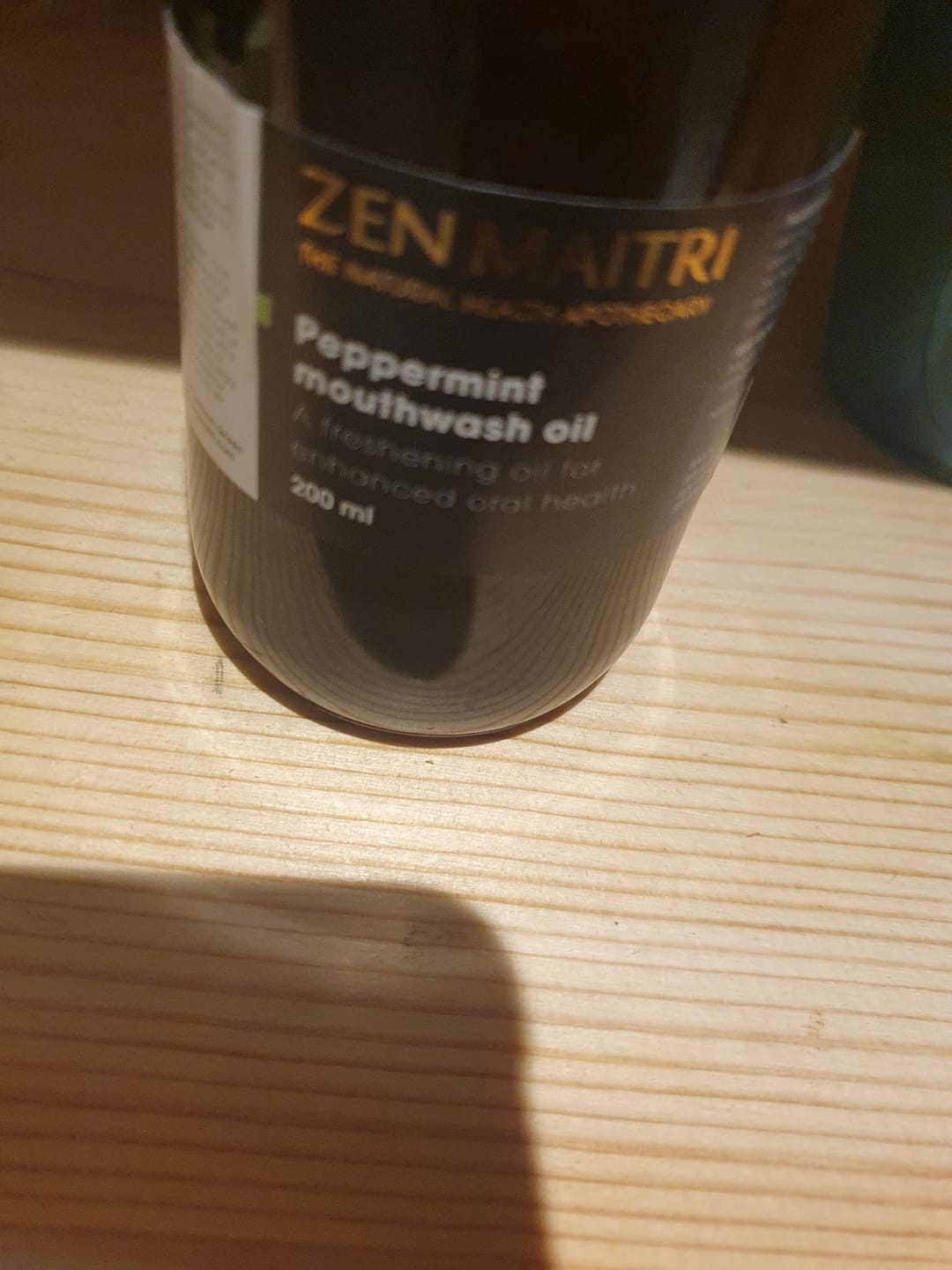Customer photo review of Peppermint Mouthwash Oil | For Daily Oil Pulling | Alcohol & Chemical Free (200ml)
