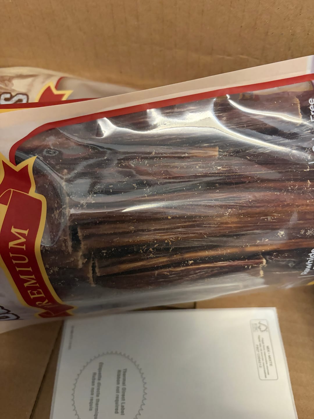 Customer photo review of 6 Inch Beef Jerky Stick