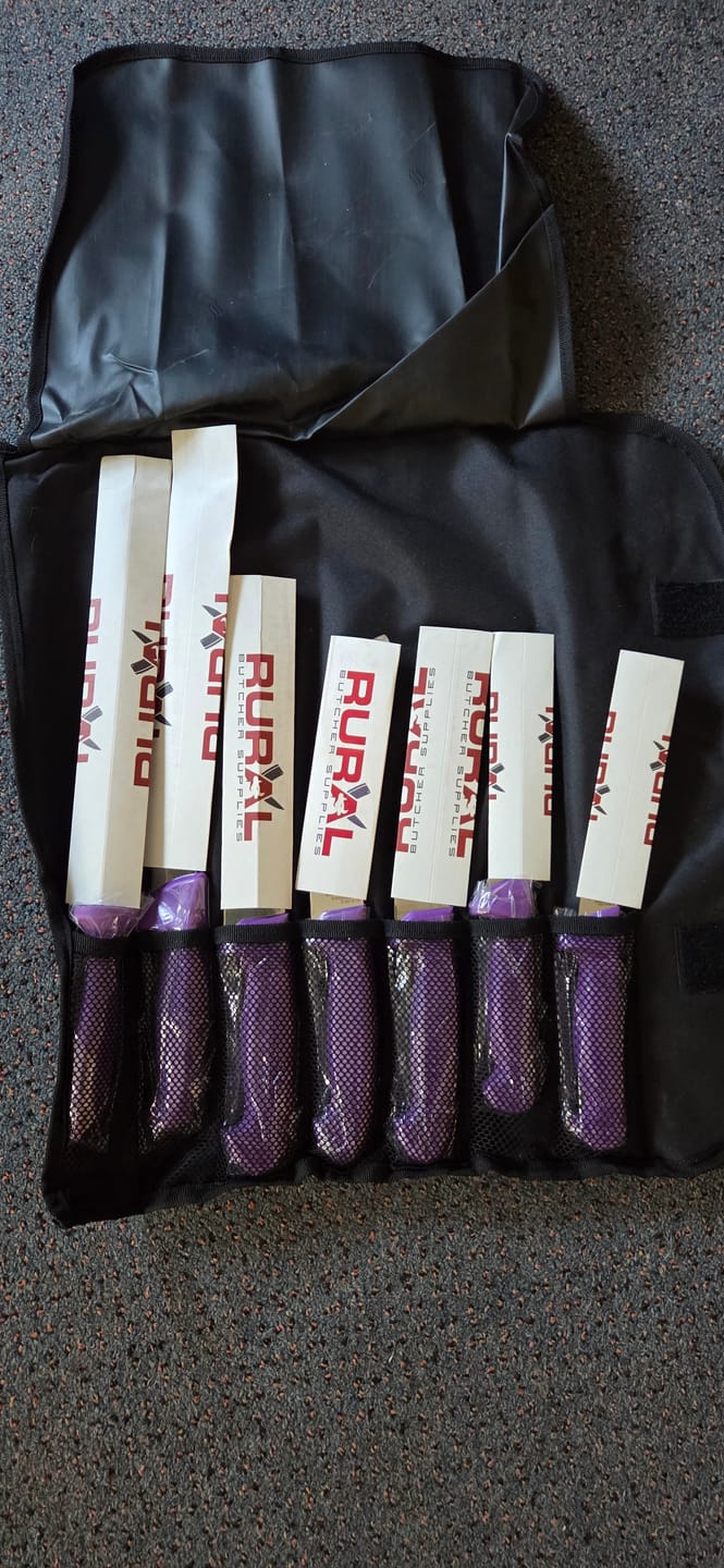 Customer photo review of 7PC Professional Butchers Knife Set