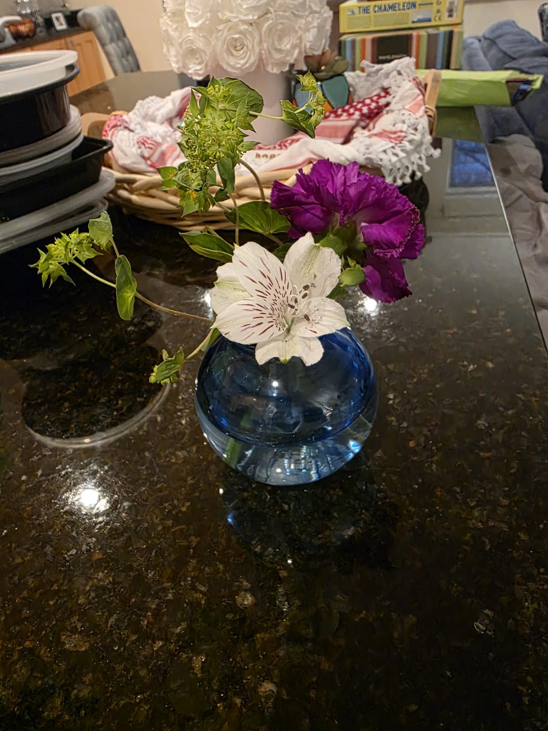 Customer photo review of Breaking Glass Keepsake Vase