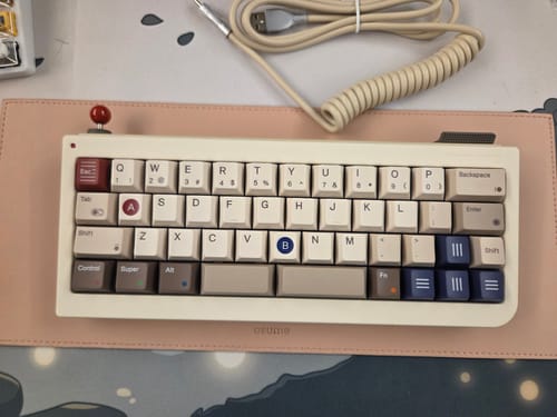 Customer photo review of 80 Retros GB40 Mechanical Keyboard Kit