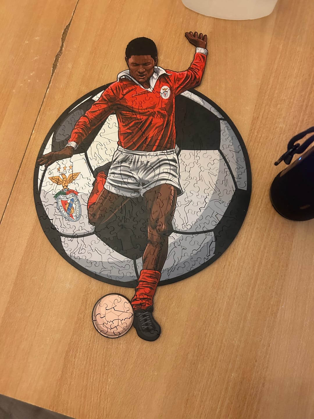 Customer photo review of Eusébio - Wooden Puzzle