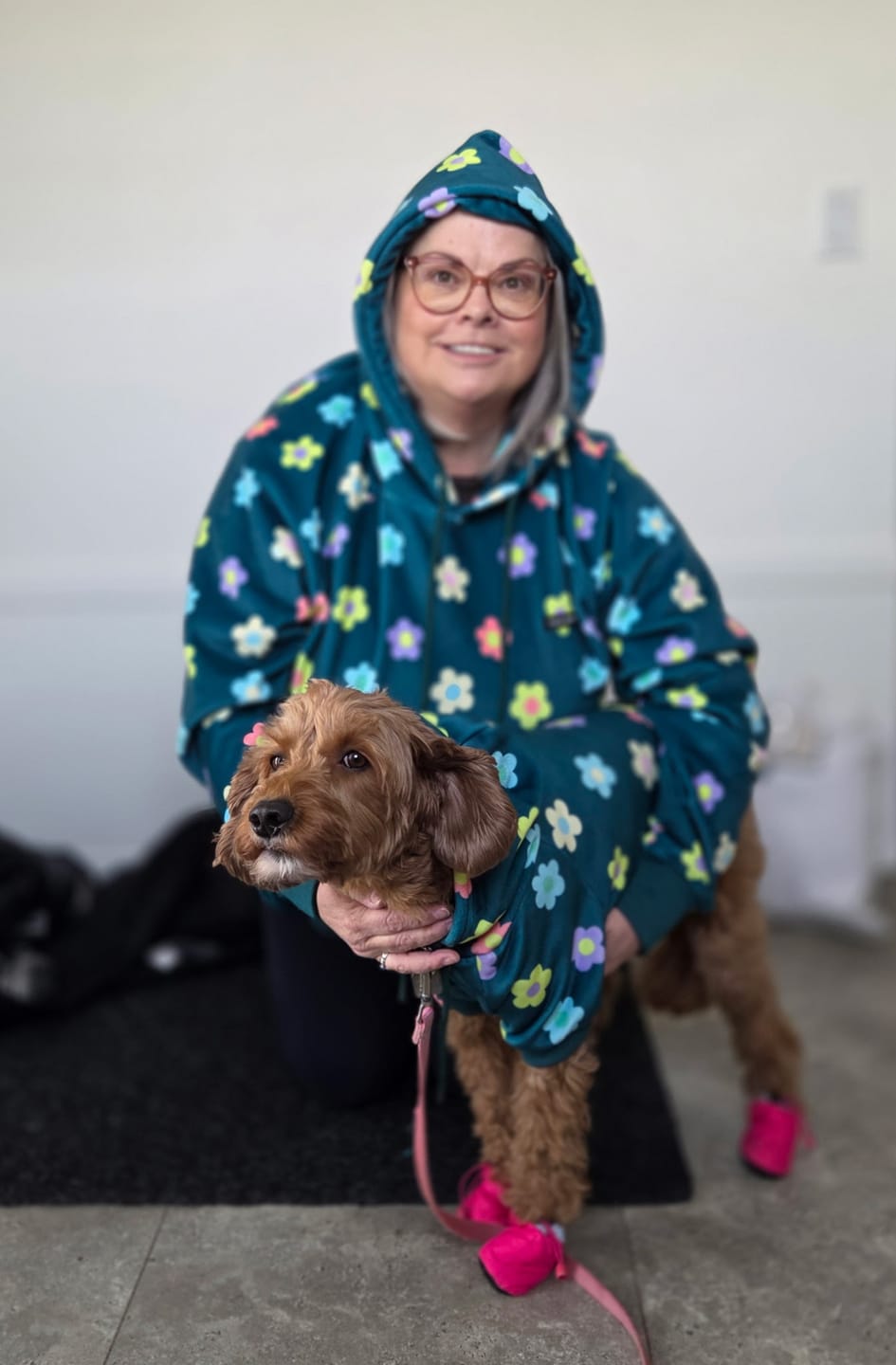 Customer photo review of Daisy Dog Hoodie - Green