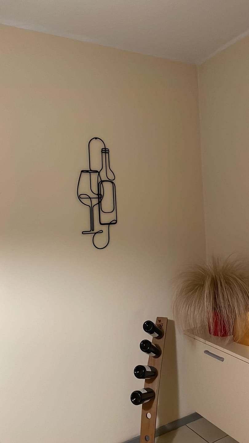 Customer photo review of Décoration Murale en Métal - Thème de vin