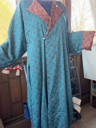 Customer photo review of Xing Yue 星月 Moon & Stars Tang Dynasty Double-Sided Unisex Yuanlingpao Robe